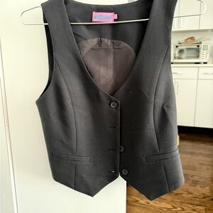 Edikted black Button-Up Vest